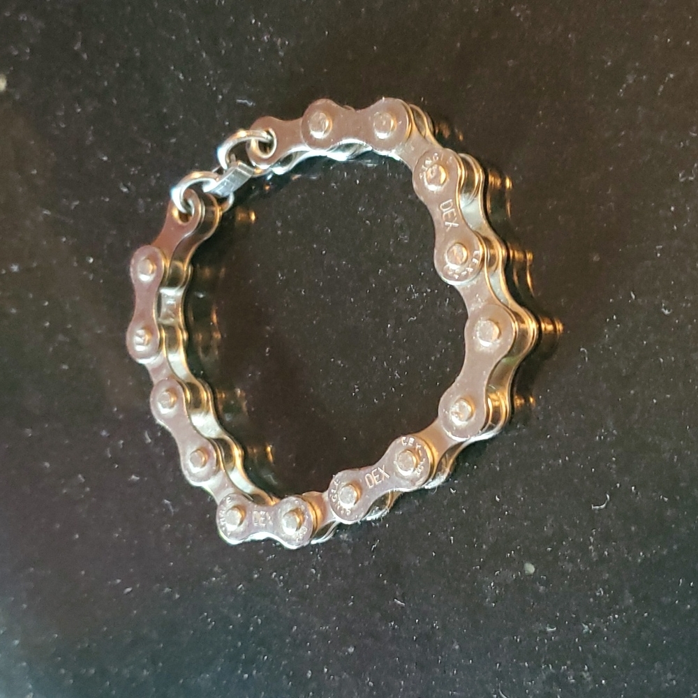 Biker chain bracelet